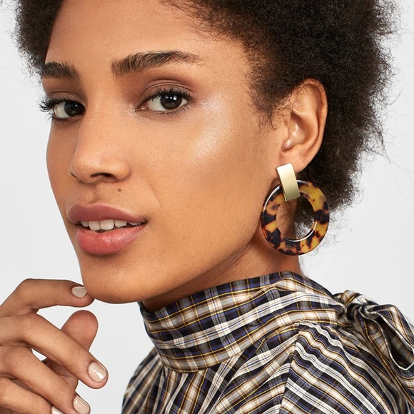 Jewelry - 4 for $20 Chloe Acrylic Resin Hoop Earrings